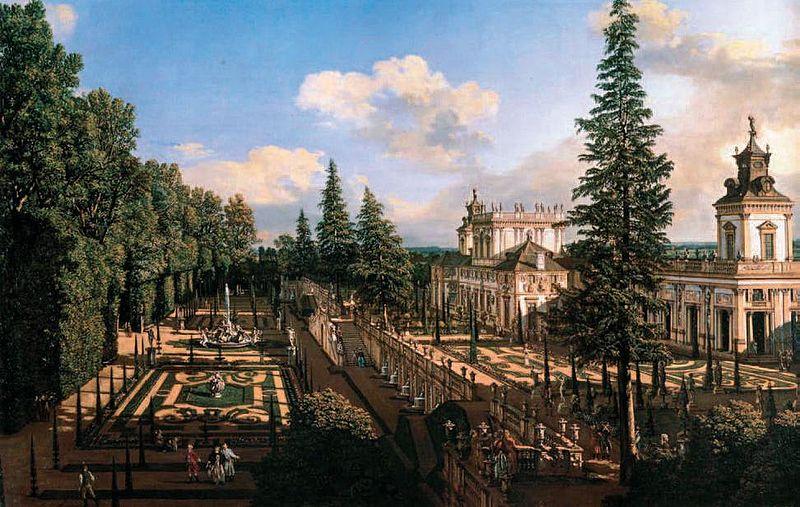 BELLOTTO, Bernardo Wilanow Palace as seen from north-east France oil painting art